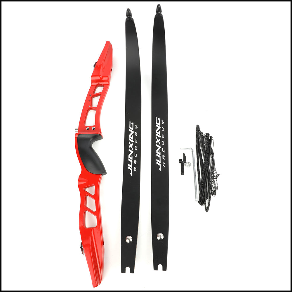 Dark Salmon Junxing F167 Recurve Bow Full Set for Target Shooting and Games INDIAN SLINGSHOT