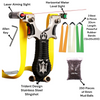 Wheat Marksman® New Trident Stainless Steel Slingshot MARKSMAN