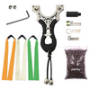 Light Gray New Spider Black Strap Stainless Steel Slingshot MARKSMAN