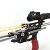 Light Gray Falcon PRO Double Gear Lock Slingshot Rifle Rod For Fishing And Target Practice INDIAN SLINGSHOT