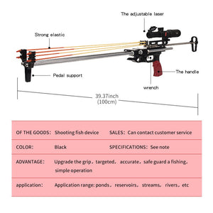 Light Pink Falcon PRO Double Gear Lock Slingshot Rifle Rod For Fishing And Target Practice MARKSMAN