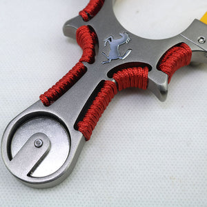 Light Gray Ferrari Magnetic 2.0 Stainless Steel Slingshot MARKSMAN