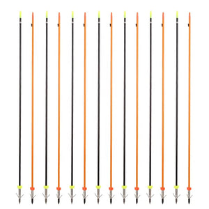 Dim Gray SPG Fiberglass Fishing Arrow – 88cm, Stainless Steel Fish Dart, Black/Orange SPG