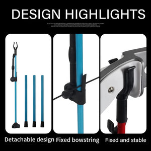 Gray SPG Fiberglass Folding Recurve Bow Stand – Lightweight & Durable SPG