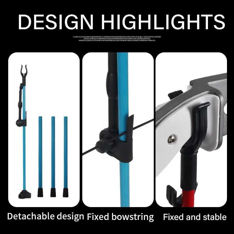 Gray SPG Fiberglass Folding Recurve Bow Stand – Lightweight & Durable SPG