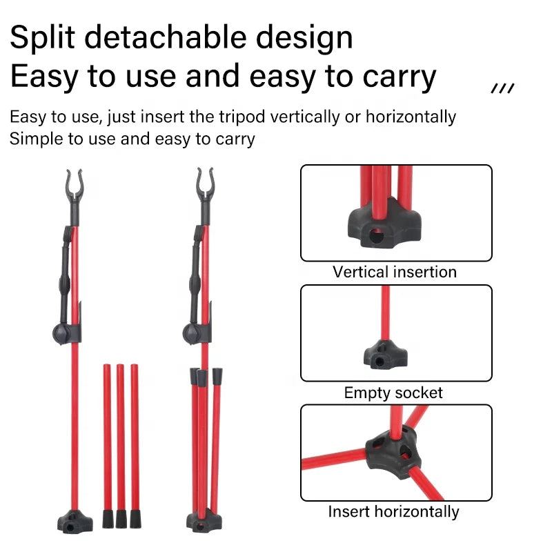 Dark Slate Gray SPG Fiberglass Folding Recurve Bow Stand – Lightweight & Durable SPG