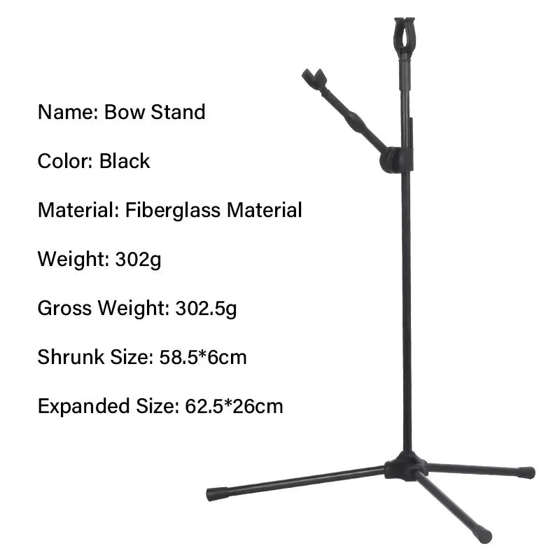 Lavender SPG Fiberglass Folding Recurve Bow Stand – Lightweight & Durable SPG