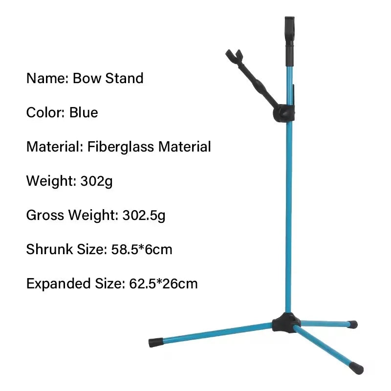 Dark Slate Gray SPG Fiberglass Folding Recurve Bow Stand – Lightweight & Durable SPG