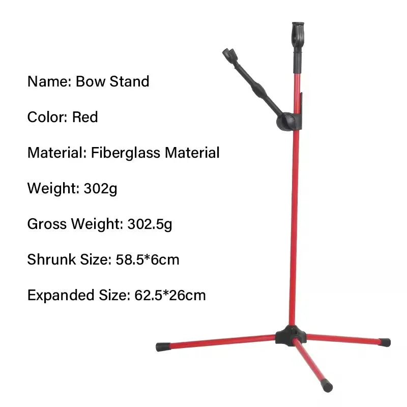 Light Gray SPG Fiberglass Folding Recurve Bow Stand – Lightweight & Durable SPG