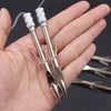 Rosy Brown Short Stainless Steel Basic Fishing Darts INDIAN SLINGSHOT