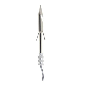 Light Gray SPG Stainless Steel Fishing Arrow Darts Darts | Slingshot &amp; Bowfishing Tips – 9.3cm Silver SPG