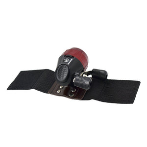 White Smoke WRISTEK Fishing Reel Wrist Mount Strap – Adjustable Leather Wristband Holder for Fishing Reel Attachment MARKSMAN