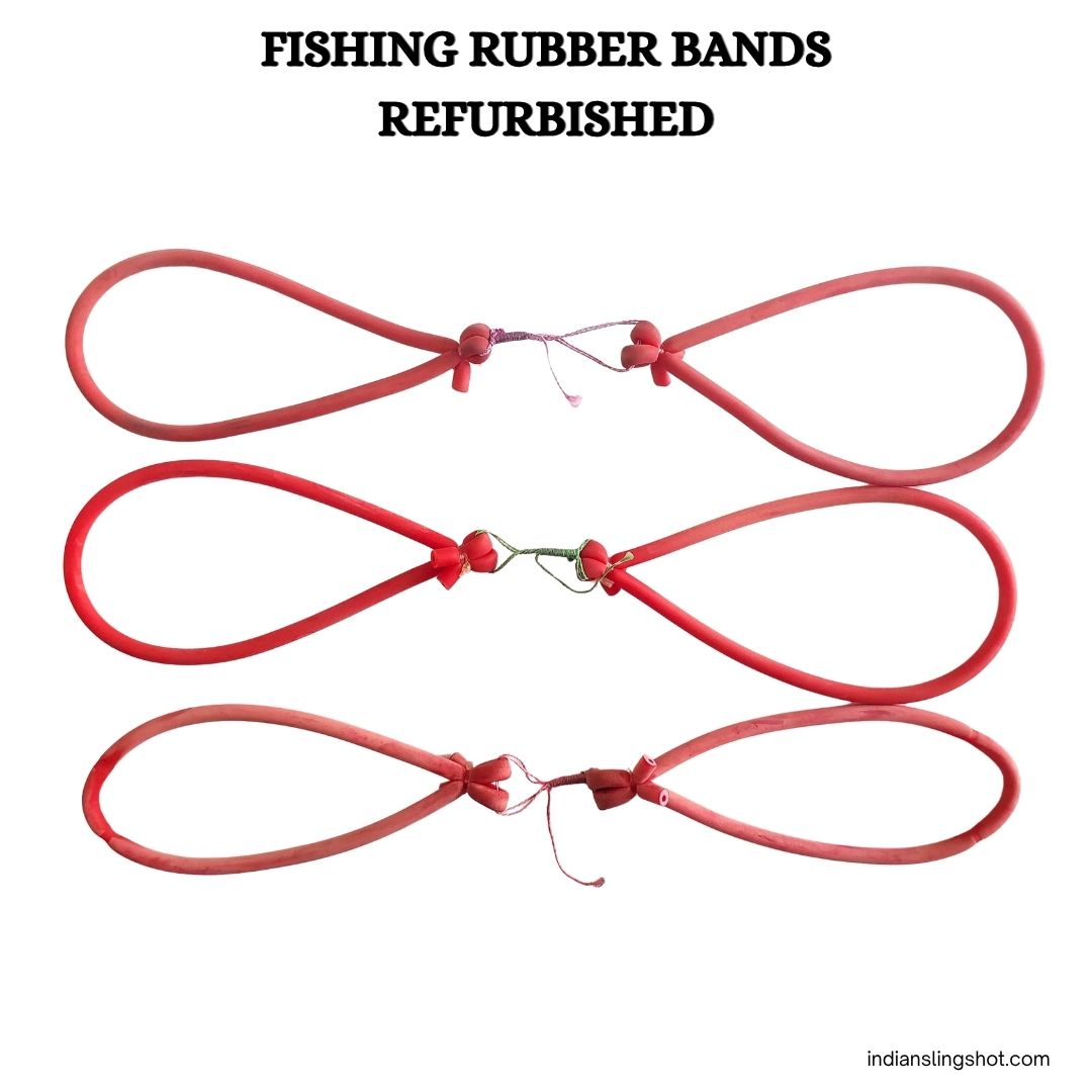 White Smoke Fishing Rubber Bands Refurbished – 5 & 10 Pcs Pack MARKSMAN