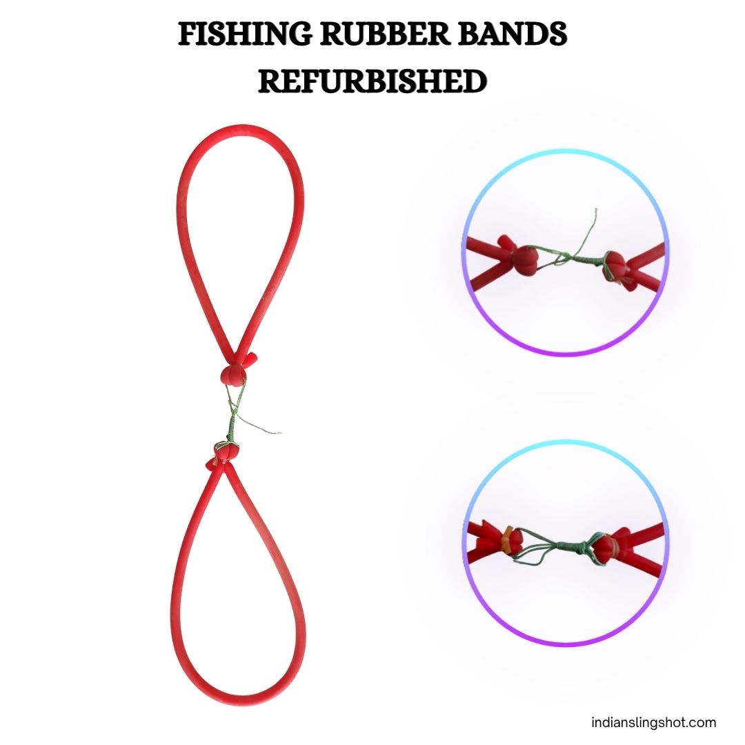 White Smoke Fishing Rubber Bands Refurbished – 5 & 10 Pcs Pack MARKSMAN