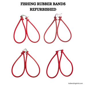 White Smoke Fishing Rubber Bands Refurbished – 5 & 10 Pcs Pack MARKSMAN