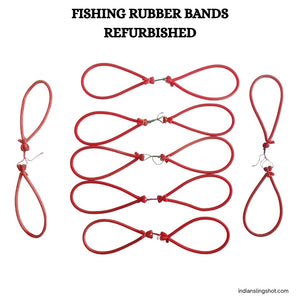 White Smoke Fishing Rubber Bands Refurbished – 5 & 10 Pcs Pack MARKSMAN