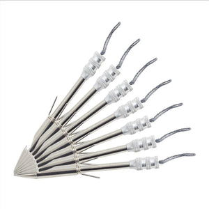 Light Gray SPG Stainless Steel Fishing Arrow Darts Darts | Slingshot &amp; Bowfishing Tips – 9.3cm Silver SPG