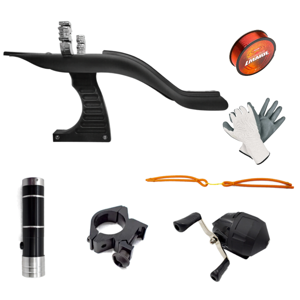 White Smoke Fish Shooting Integrated Slingshot Laser Catapult MARKSMAN