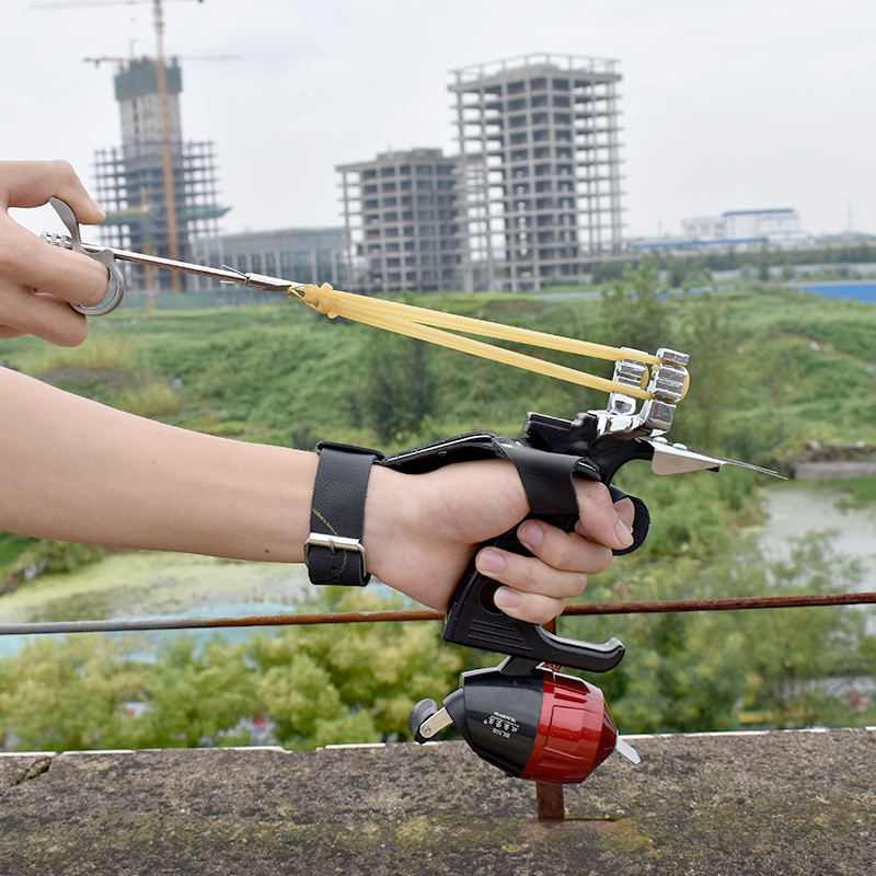 5 Bullet Star Fishing Slingshot with Red & Metal Reel Combo Set – INDIAN  SLINGSHOT