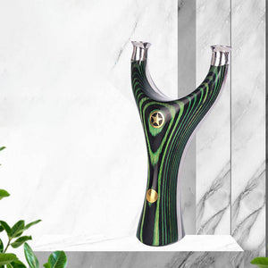 White Smoke Five-Star Titanium Steel Slingshot | Vase Mouth Design MARKSMAN
