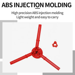 White Smoke SPG Fletching Jig — Adjustable ABS Arrow Feather Alignment Tool SPG