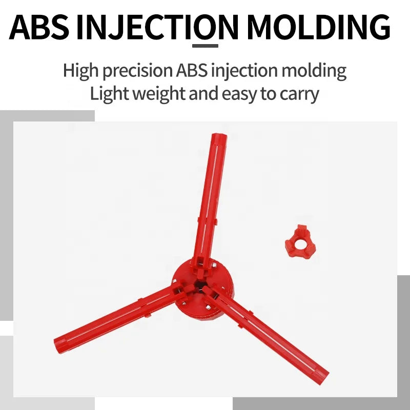 White Smoke SPG Fletching Jig — Adjustable ABS Arrow Feather Alignment Tool SPG