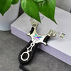 Black Flying Star Butterfly Stainless Steel Slingshot MARKSMAN