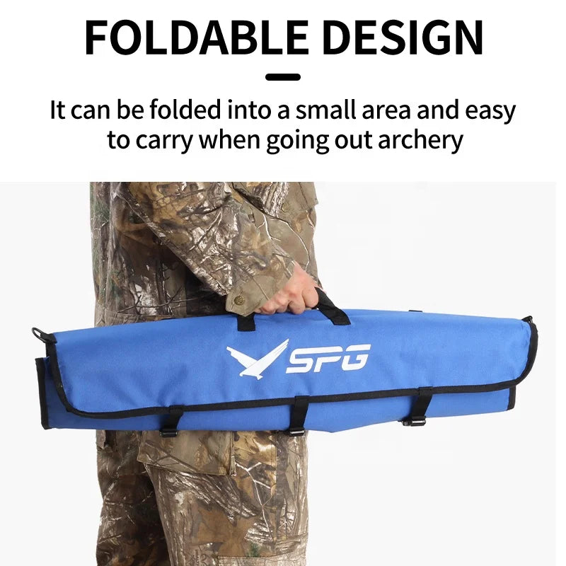 Dark Slate Gray SPG Foldable Bow Bag Oxford Cloth | Recurve Takedown Bow Case SPG