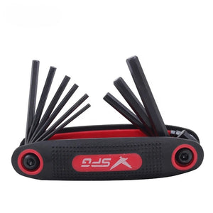 Dark Slate Gray SPG Folding Allen Key Wrench — Chrome Vanadium Steel Hex Key Set SPG