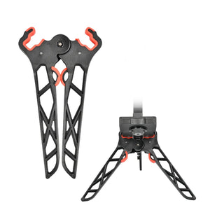 Dark Slate Gray SPG Folding Compound Bow Stand – Lightweight Silicone &amp; ABS Holder SPG