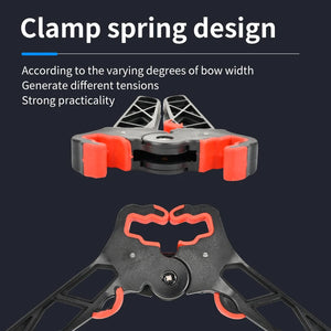 Dark Slate Gray SPG Folding Compound Bow Stand – Lightweight Silicone &amp; ABS Holder SPG