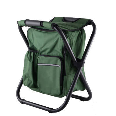 White Smoke Portable Folding Fishing Chair with Cooler Backpack INDIAN SLINGSHOT