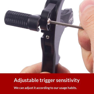White Smoke Four-Finger Aluminum Alloy Release Aid for Compound Bow INDIAN SLINGSHOT