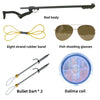 Light Gray New Ergonomic Fishing Gun Slingshot Rifle High-Precision Shooting Slingshot Set INDIAN SLINGSHOT