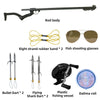Light Gray Best Fishing Slingshot Rifle High-Precision New Ergonomic Shooting Slingshot Gun Set-New Release INDIAN SLINGSHOT