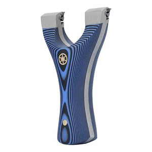 White Smoke G10 Dragon Tooth Stainless Steel Slingshot INDIAN SLINGSHOT