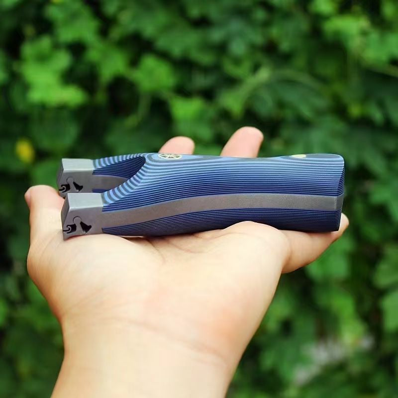 Bisque G10 Dragon Tooth Stainless Steel Slingshot INDIAN SLINGSHOT