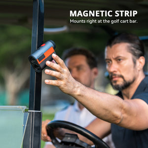 Tan GPF12 Magnetic Holder Golf Range Finder MILESEEY