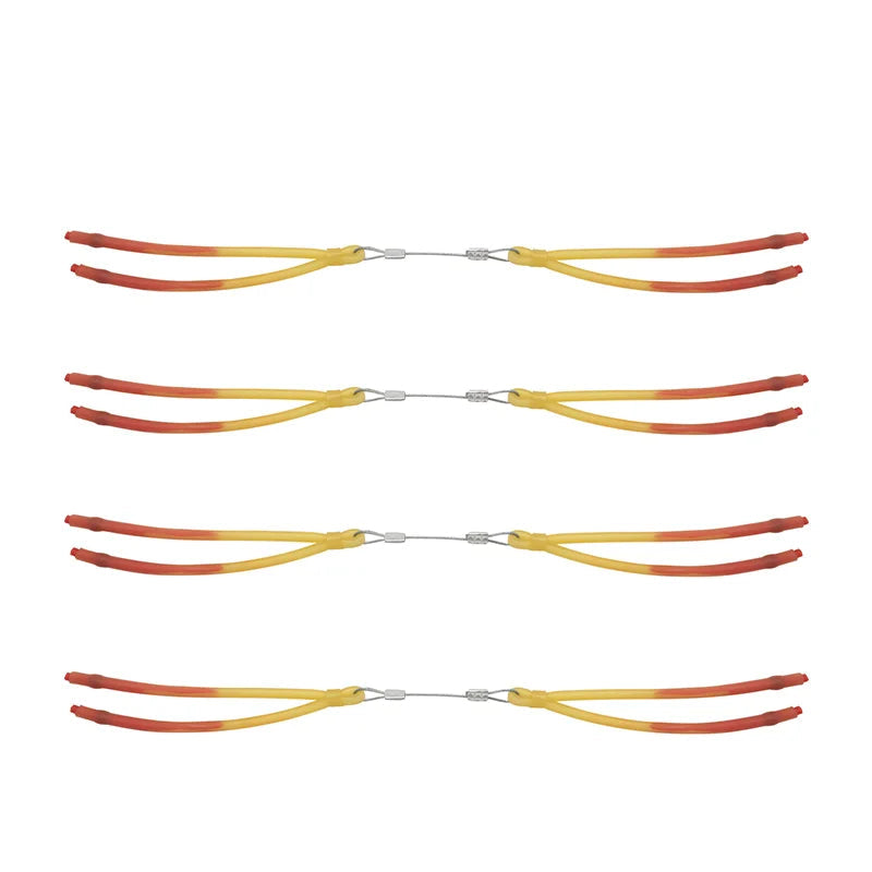 White Smoke GRADIFLEX Gradient Red Replacement Elastic Bands for Slingshot – 38cm MARKSMAN