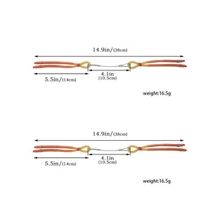 White Smoke GRADIFLEX Gradient Red Replacement Elastic Bands for Slingshot – 38cm MARKSMAN
