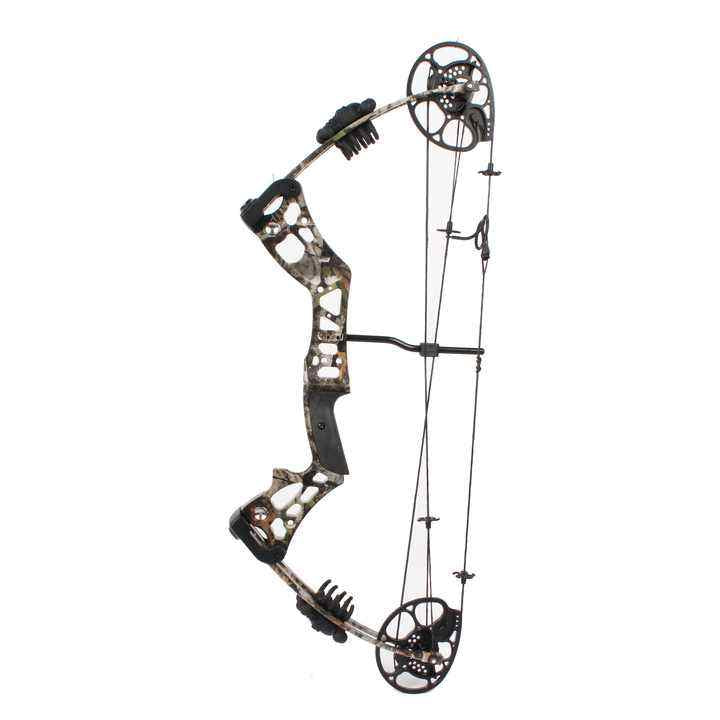 White Smoke Ghost Archery KS01 Beginner's Composite Bow 15-45 lbs Draw Weight RH Composite Bow for Archery Practice and Outdoor Recreation MARKSMAN