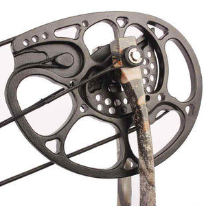 White Smoke Ghost Archery KS01 Beginner's Composite Bow 15-45 lbs Draw Weight RH Composite Bow for Archery Practice and Outdoor Recreation MARKSMAN