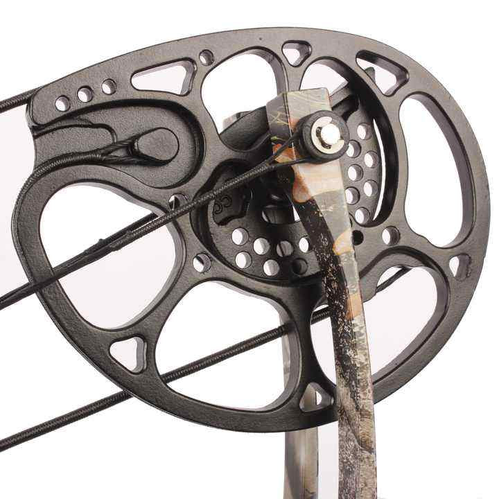 White Smoke Ghost Archery KS01 Beginner's Composite Bow 15-45 lbs Draw Weight RH Composite Bow for Archery Practice and Outdoor Recreation MARKSMAN