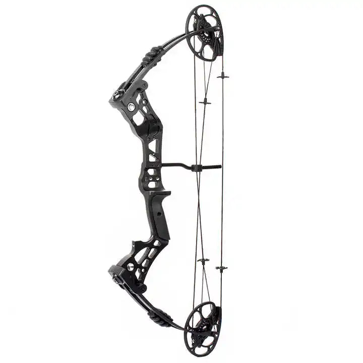 White Smoke Ghost Archery KS01 Beginner's Composite Bow 15-45 lbs Draw Weight RH Composite Bow for Archery Practice and Outdoor Recreation MARKSMAN