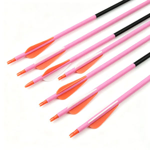White Smoke Glow-in-the-Dark Arrow Heat Shrink Tubes 12pcs – Pink Luminous Archery Accessories MARKSMAN