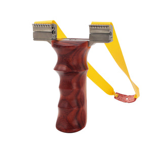 Sienna Golden Titanium Alloy Dragon Teeth Slingshot MARKSMAN