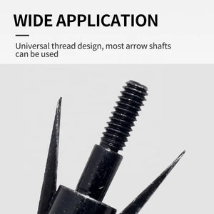 Lavender SPG 100-Grain Stainless Steel Screw-In Arrow Tip — Black SPG