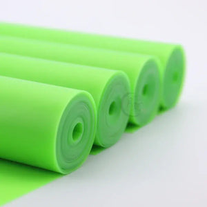 Pale Green GZK UPGRADED 2 Meters Transparent Green Natural Latex Elastic Rubber Band Roll (0.45–0.8 mm) GZK