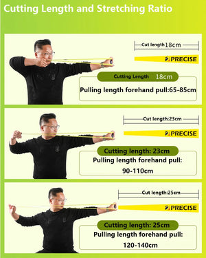 Beige GZK UPGRADED 2 Meters Transparent Green Natural Latex Elastic Rubber Band Roll (0.45–0.8 mm) GZK