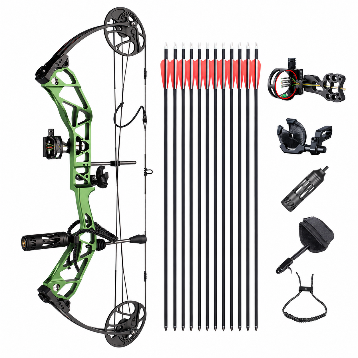 White Smoke TOPOINT T1 Compound Bow and Arrow Package Topoint